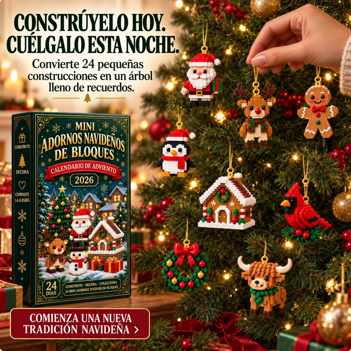 MerryBlocks™ – 24 Sorpresas que Decorarán tu Navidad